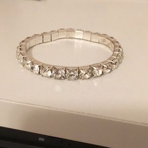 silver diamond bracelet